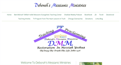 Desktop Screenshot of deborahsmessianicministries.com